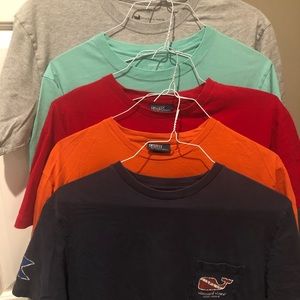 5 T-Shirts Vineyard Vines RL Polo Southern Marsh